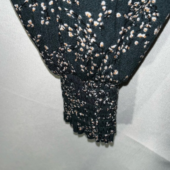 In Bloom Forest Green Floral Long Sleeve Dress - Picture 10 of 10